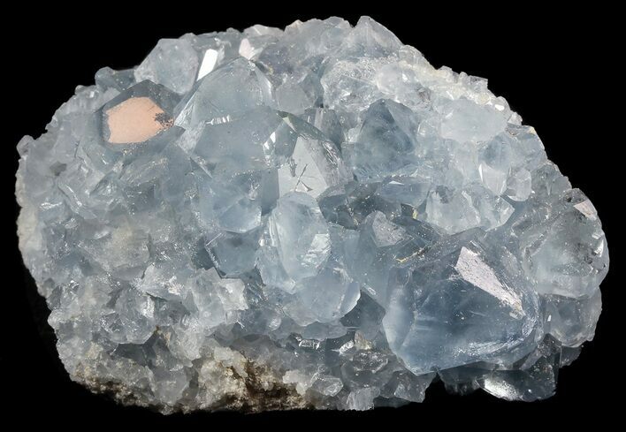 Sky Blue Celestine (Celestite) Crystal Cluster - Madagascar #54829